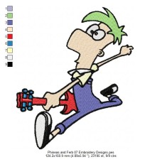 Phineas and Ferb 07 Embroidery Designs